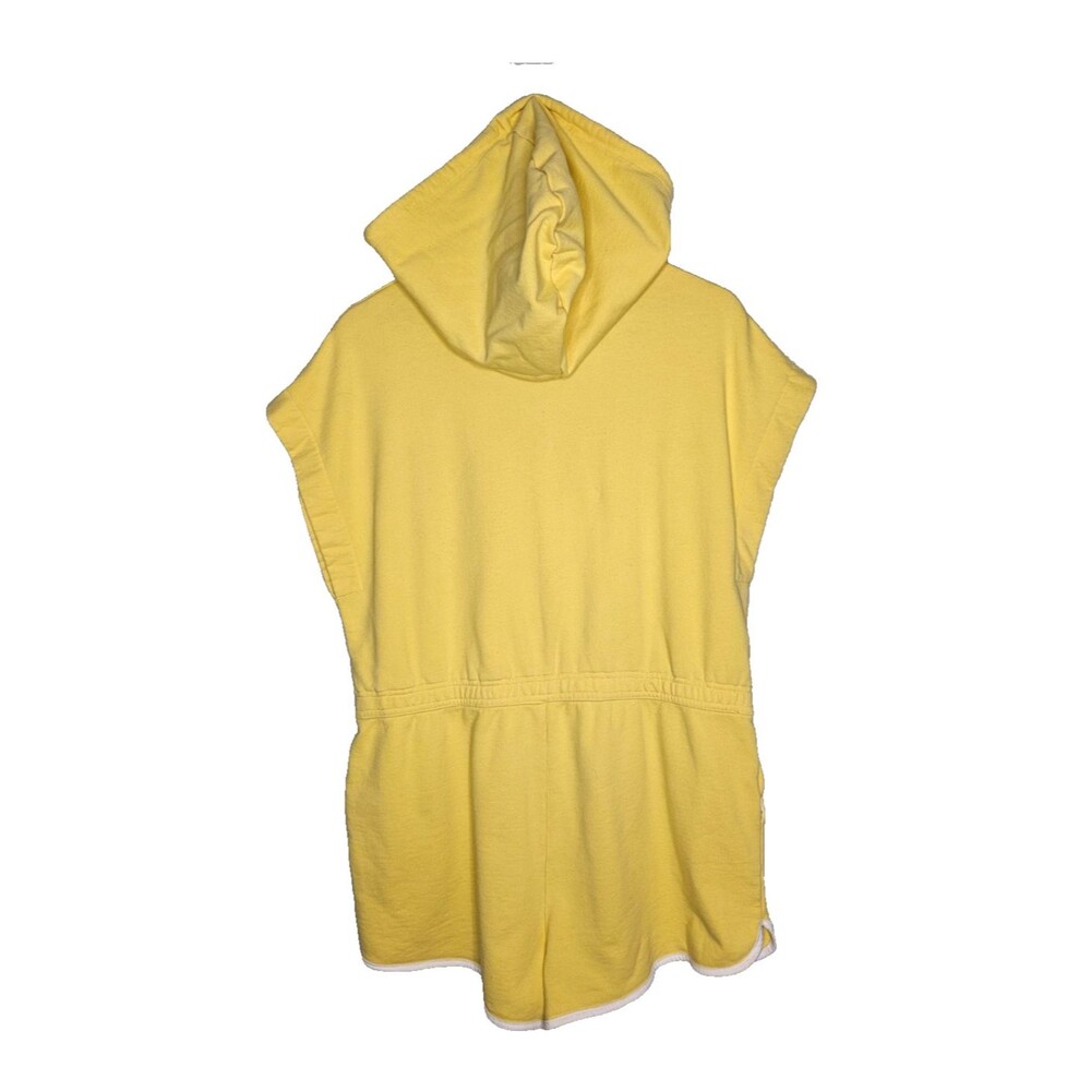 HUNTER Target Womens Romper 1X One Piece Yellow Hooded Half Zip Pockets - Picture 7 of 9